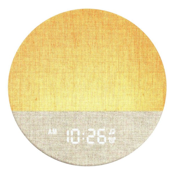 White Sunrise Alarm Clock with Sound Machine, Dimmable Night Light, 29-Soothing Sounds, Wake Up Light for Bedrooms