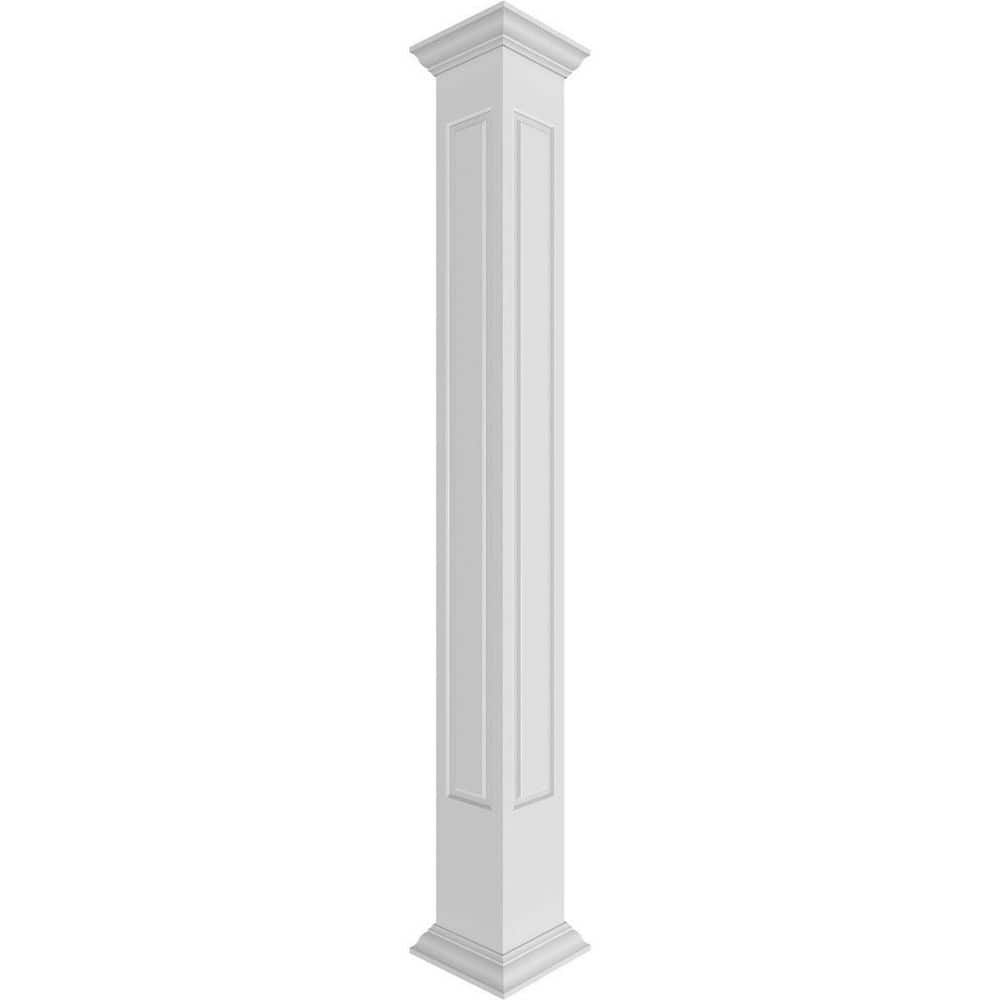Ekena Millwork 9 5 8 In X 9 Ft Premium Square Non Tapered Raised ekena-millwork-9-5-8-in-x-9-ft-premium-square-non-tapered-raised