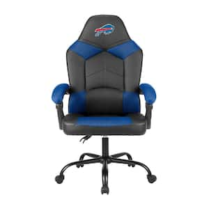 Buffalo Bills Oversized Black Polyurethane Office Chair with Reclining Back