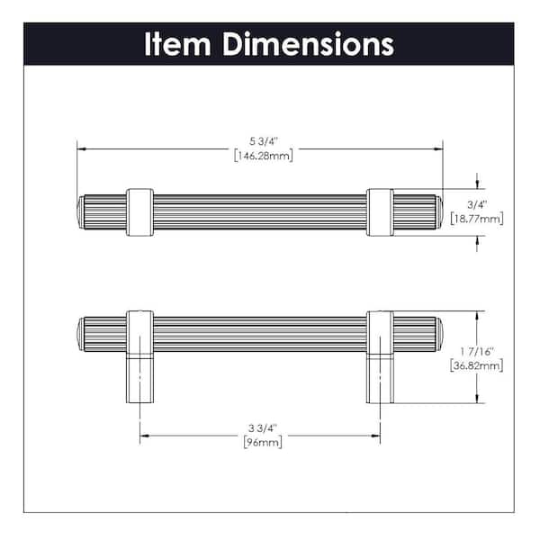 BELWITH-KEELER Sinclaire Collection 3-3/4 in. (96mm) Center to