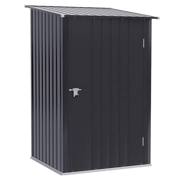 3.3 ft. W x 3.4 ft. D Metal Outdoor Storage Shed with Lockable Doors (11 sq. ft.)