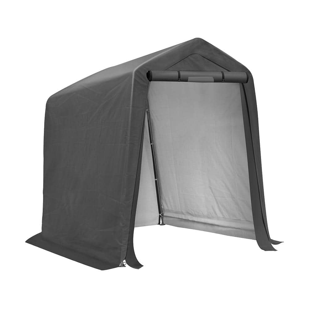 6 ft. x 7 ft. Outdoor Garage Shed-Heavy Duty Storage Shelter Tent for Bike, ATV, Motorcycle Carport, Gray price history on PriceWatchPro
