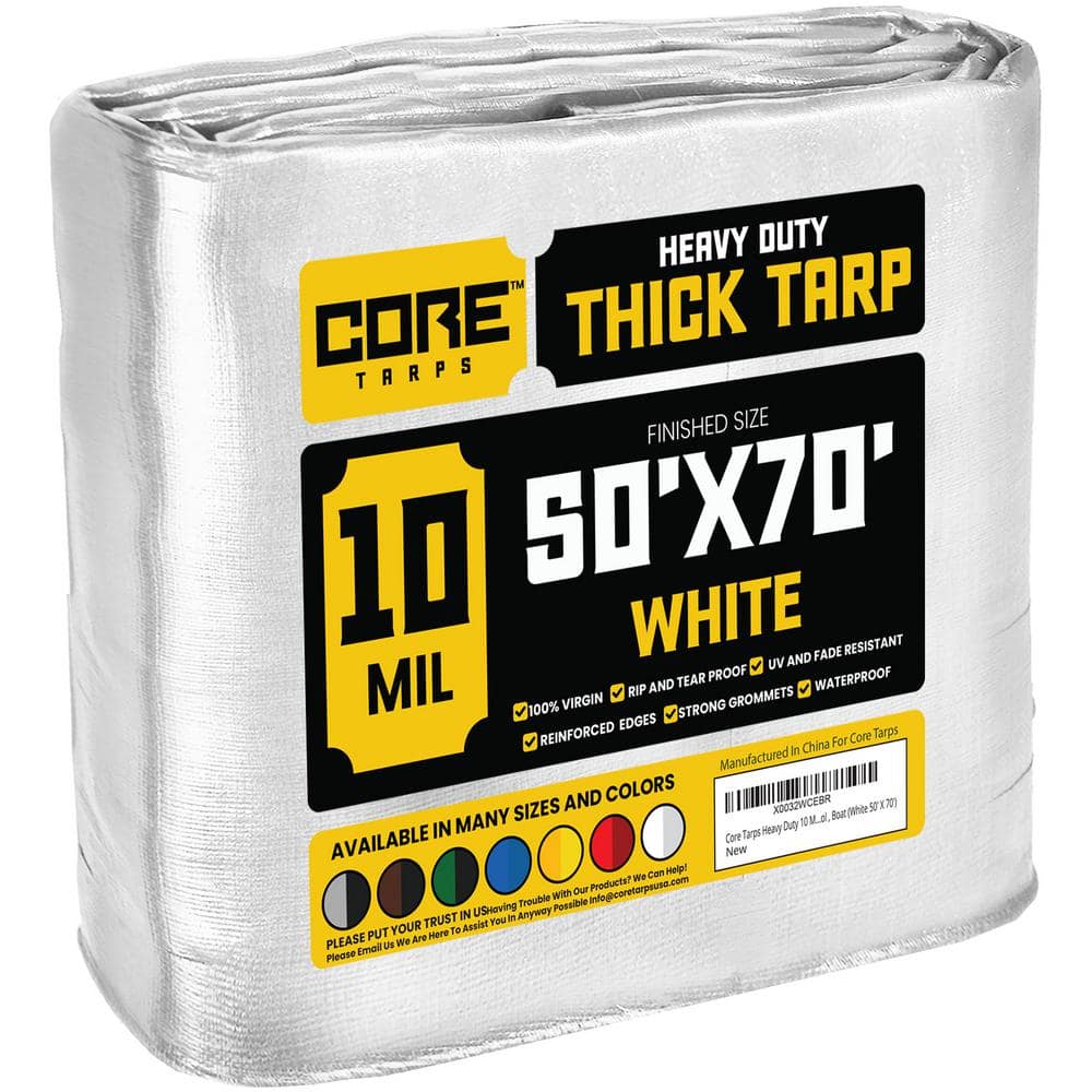 Heavy Duty String Reinforced Clear Poly Tarps [50% OFF DISCOUNT]