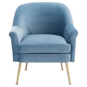 Rodrik Light Blue Upholstered Accent Chairs