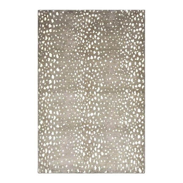 Solo Rugs Louis Contemporary Modern Sand 9 ft. x 12 ft. Hand-Knotted Area Rug