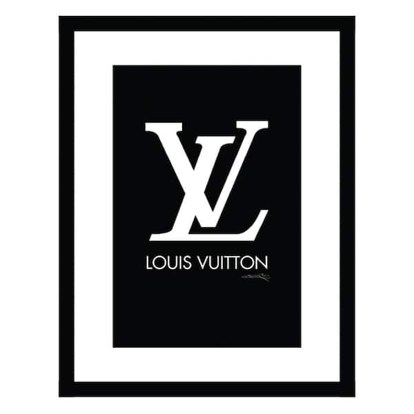 Fashion Designer Bold Logo by Fairchild Paris Framed Graphic Print Abstract Poster Art Print 18 in. x 14 in.