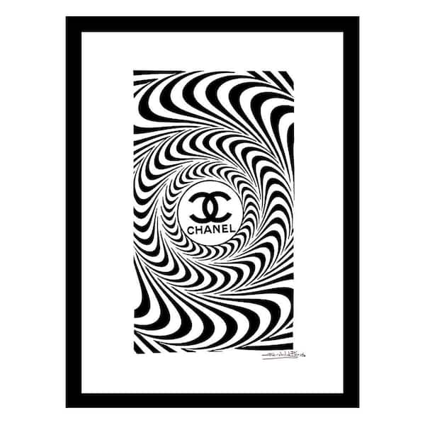 VENICE BEACH Collections Fashion Groovy Design Framed Print by Fairchild Paris 1 Piece Framed Graphic Print Abstract Print 18 in. x 14 in.