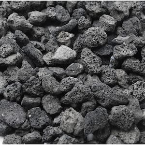 3/8-3/4 in. 5 lbs. Natural Stone Lava Rock Granule for Indoor/Outdoor Gas Fire Pit, Fireplace and Landscaping Decoration