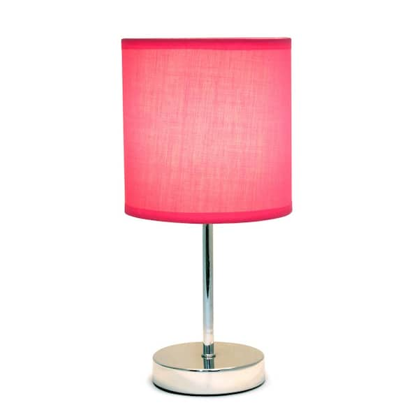 fuschia pink table lamp