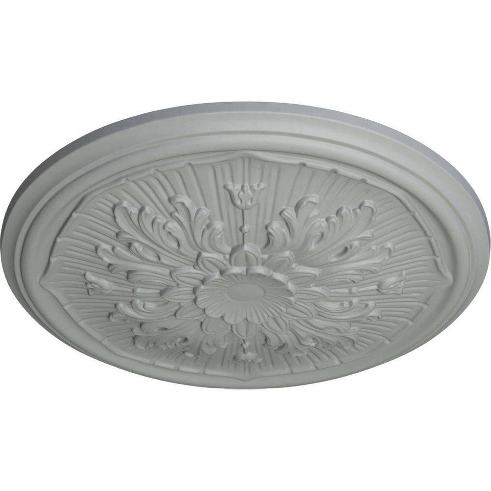 Primed White Urethane Decorative Ceiling Medallion 15.75"