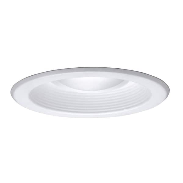Halo 5 in. White Recessed Ceiling Light with Baffle Trim