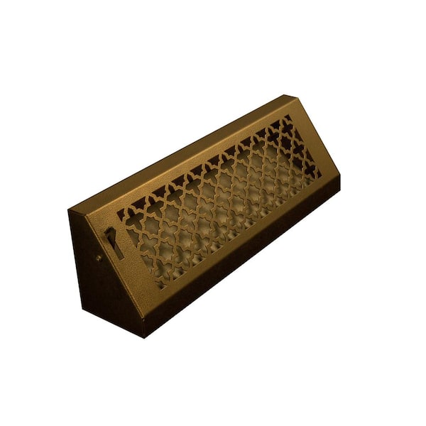 SteelCrest Victorian 15 in. Baseboard, Supply, Oil Rubbed Bronze/Powder Coat
