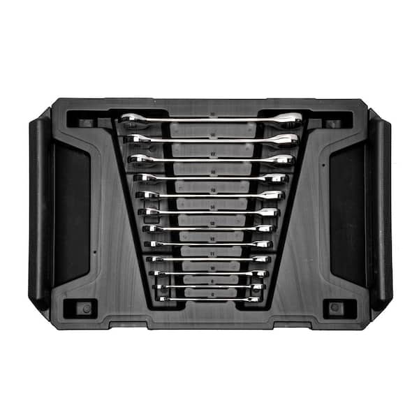 GEARWRENCH - 1/4 in. and 3/8 in. Drive 90-Tooth Standard and Deep SAE/Metric Mechanics Tool Set in 3-Drawer Storage Box (232-Piece)