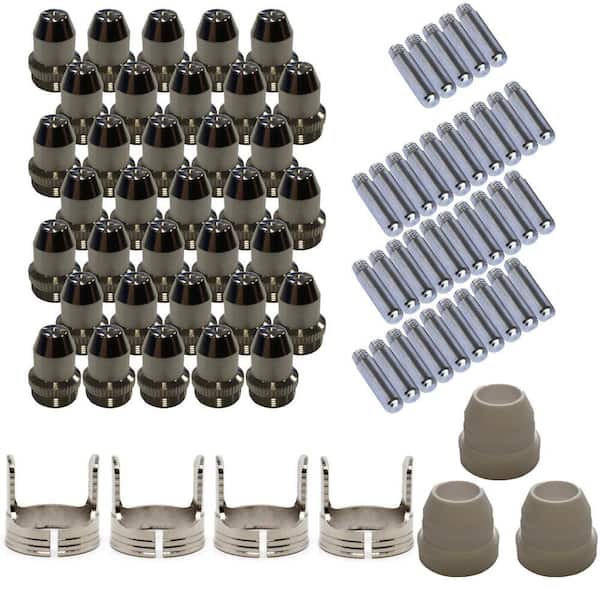 Plasma Cutter Consumables Sets for Brown LTP5000D and Brown LTPDC2000D (77-Piece)