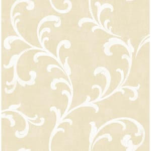 Trellis Scroll Paper Strippable Roll (Covers 56 sq. ft.)