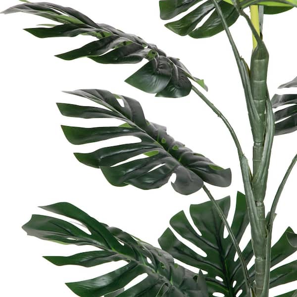 50 in. Potted Green Artificial Monstera Plant