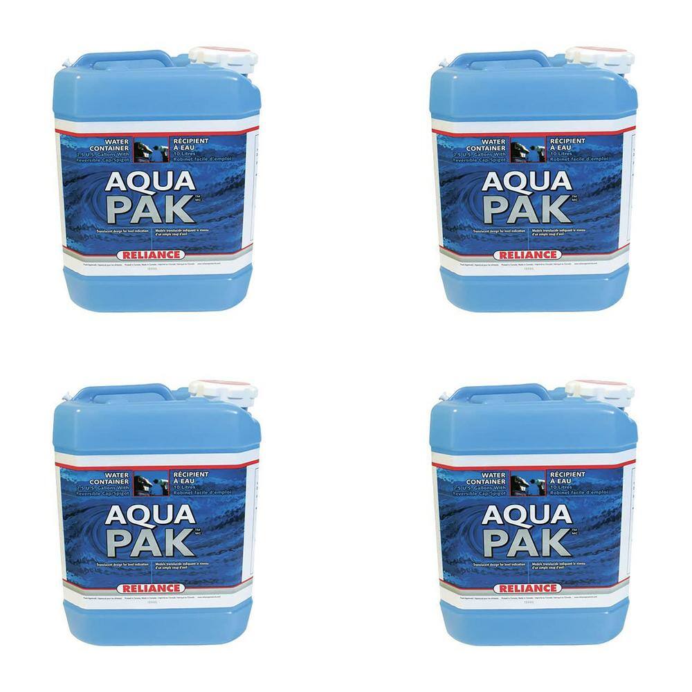 2.5Gallon Plastic Water Jug, 4Pack 4 x 890503 The Home Depot