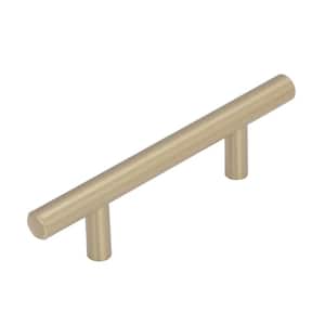 Bar Pulls 3 in (76 mm) Golden Champagne Drawer Pull