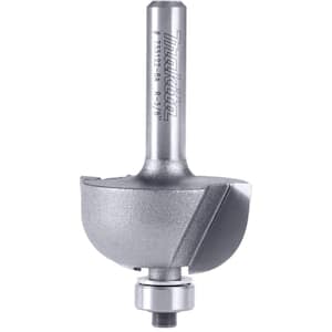 3/8 in. Carbide-Tipped 2-Flute Cove Router Bit with 1/4 in. Shank
