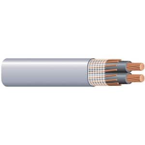 500 ft. 2/0-2/0-2/0 Gray Stranded CU SEU Cable