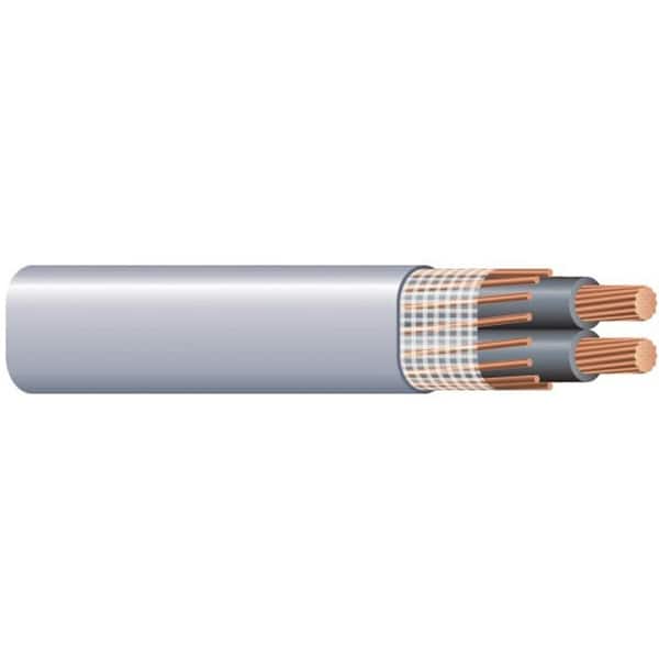 Southwire 500 ft. 2/0-2/0-2/0 Gray Stranded CU SEU Cable