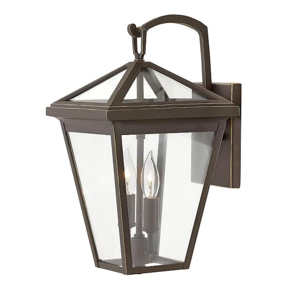 HINKLEY Alford Place Small Oil Rubbed Bronze Outdoor Wall Mount Lantern