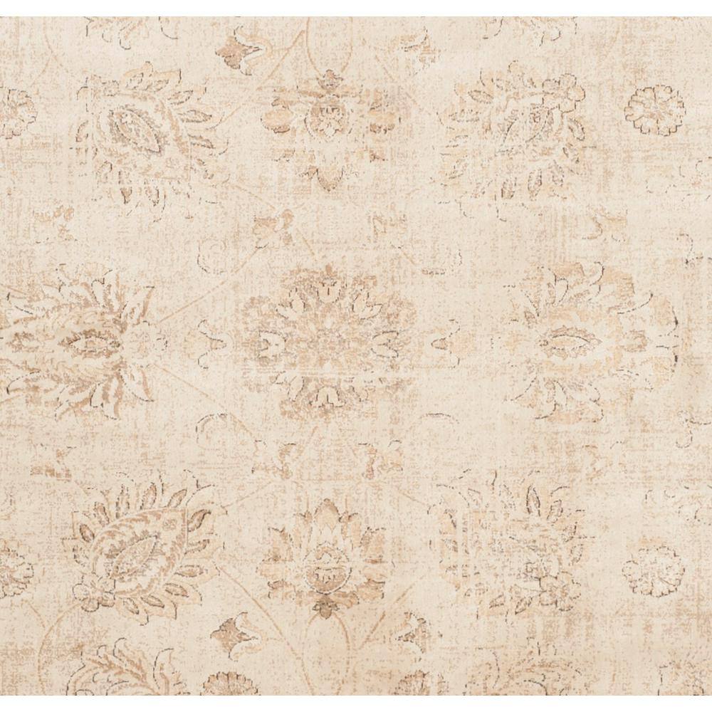 Vintage Stone 8' x 8' Square Viscose Area Rug