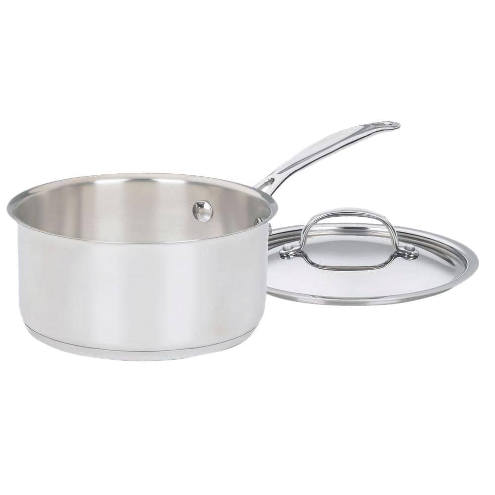 Cuisinart Chef's Classic 2 qt. Stainless Steel Saucepan 71918 - The Home  Depot