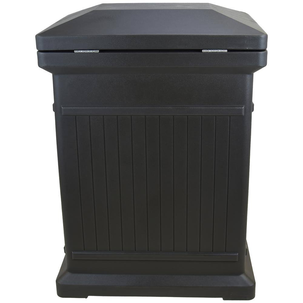 Graphite Large Lockable Plastic Package Delivery Box