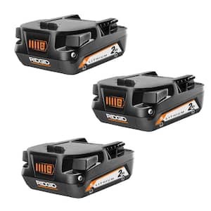 18V Lithium-Ion Compact 2.0 Ah Battery (3-Pack)