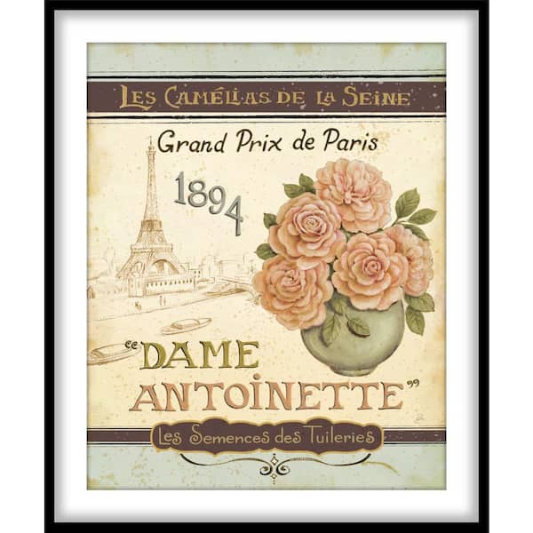 PTM Images 9.75 in. x 11.75 in. "French Seed Packet II"Framed Wall Art