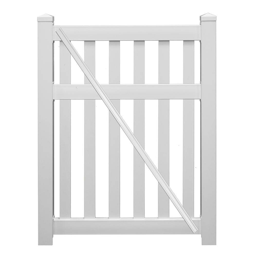 Captiva 4 ft. x 5 ft. White Vinyl Pool Fence Gate price history on PriceWatchPro