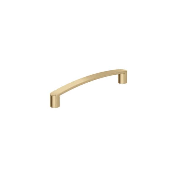 Rift 5-1/16 in. (128mm) Modern Champagne Bronze Arch Cabinet Pull