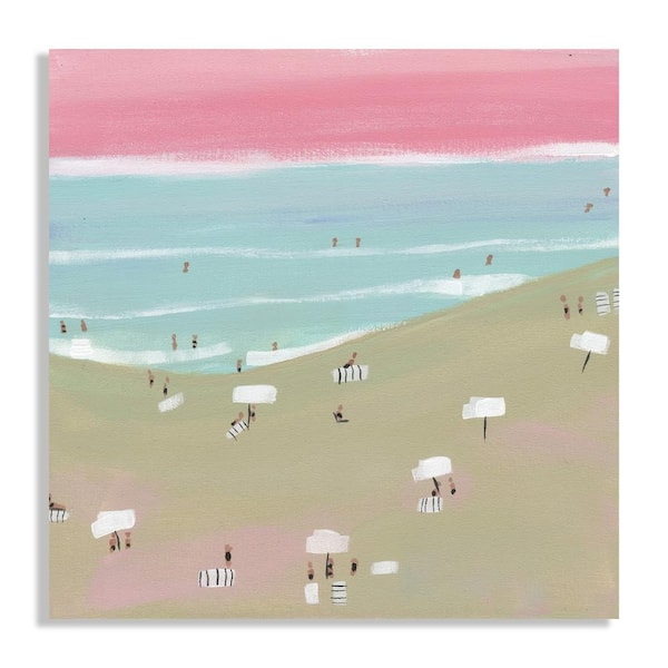 Melissa Van Hise Seaside I by Kate Mancini Unframed Canvas Art Print 30 in. x 30 in.