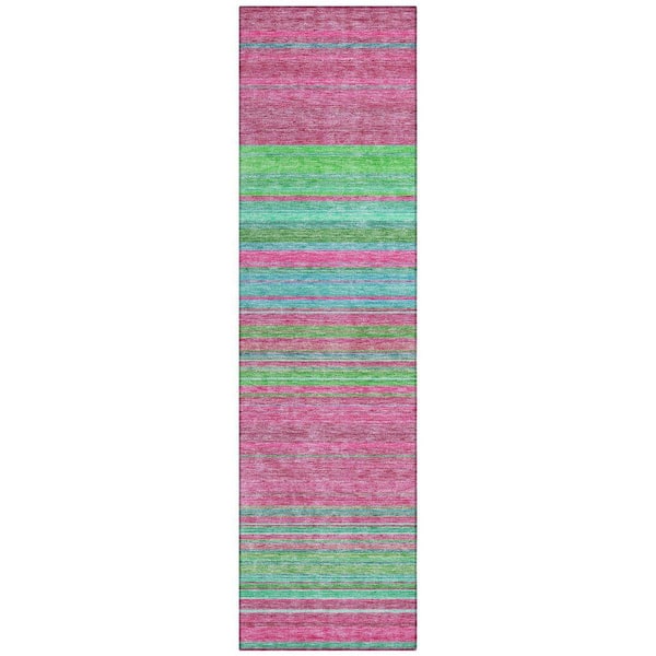 Chantille Machine Washable Indoor/Outdoor Abstract ACN979 Blush 2 ft. 3 in. x 7 ft. 6 in. Area Rug