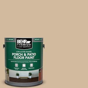 1 gal. #S280-3 Practical Tan Low-Lustre Enamel Interior/Exterior Porch and Patio Floor Paint