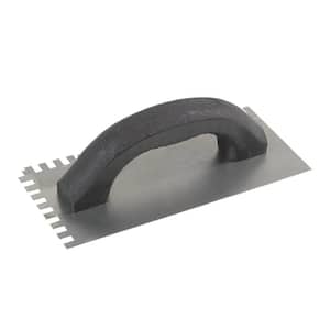 9 in. x 1/2 in. x 1/2 in. Square-Notch Flooring Trowel