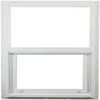 23.5 in. x 35.5 in. Classic Series White Vinyl Single Hung Window with HP Glass, Screen Included
