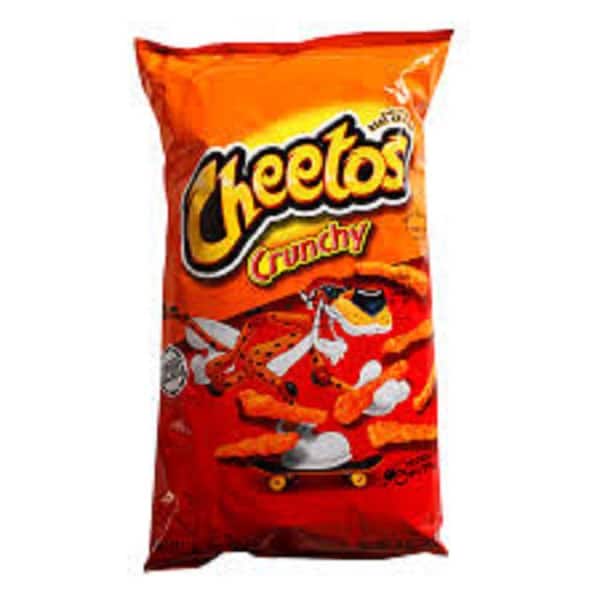 Cheetos Crunchy Cheese Flavored Snack Chips, 3.25 oz Bag