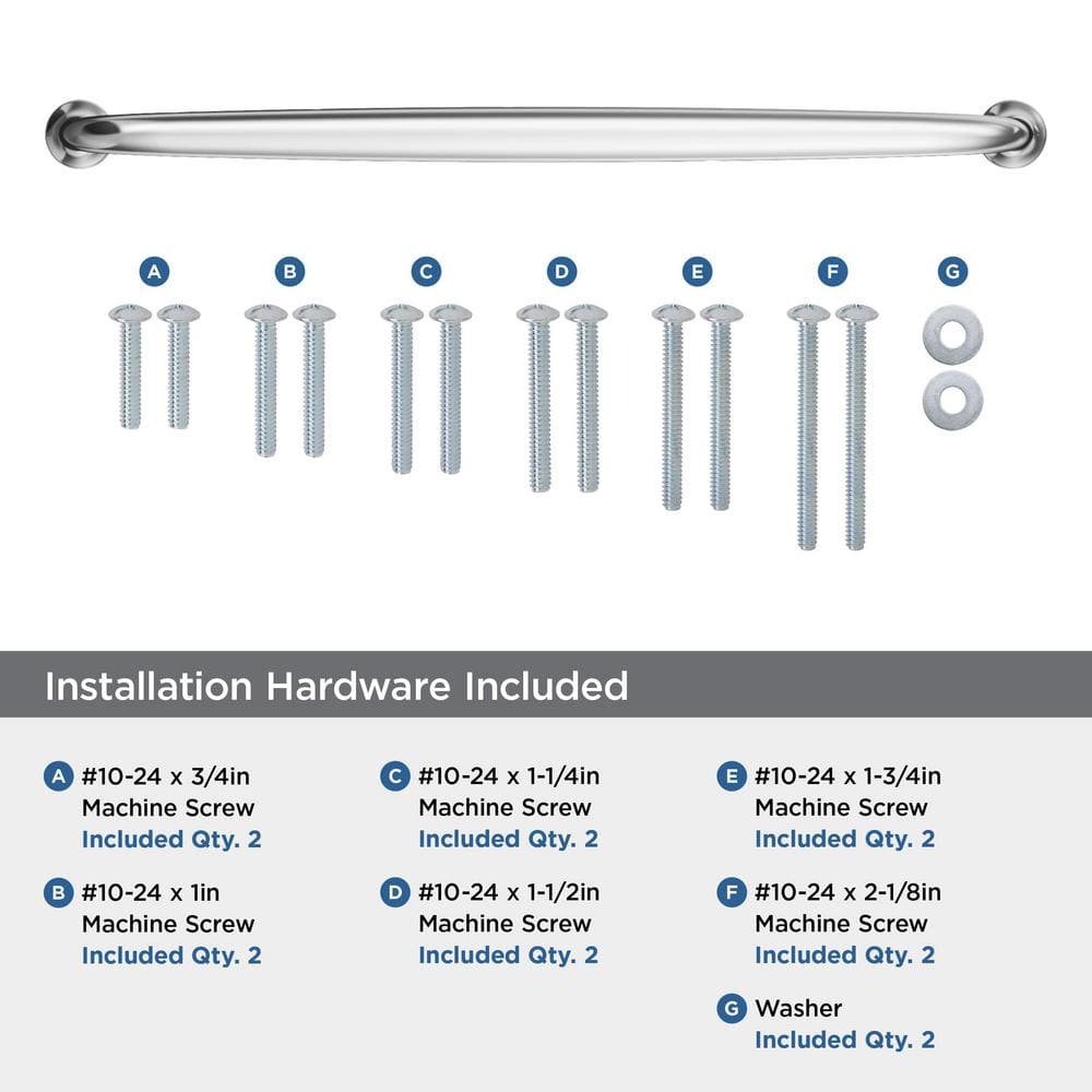 Polished Chrome 19'' Appliance Pull with Mounting Hardware