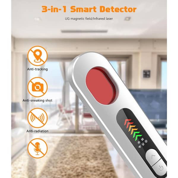 Ahfiwaso - Hidden Camera Detector 2005 New Portable Camera Finder, Tracker Detector 6 Levels Sensitivity 4 Modes, 35H Work Time