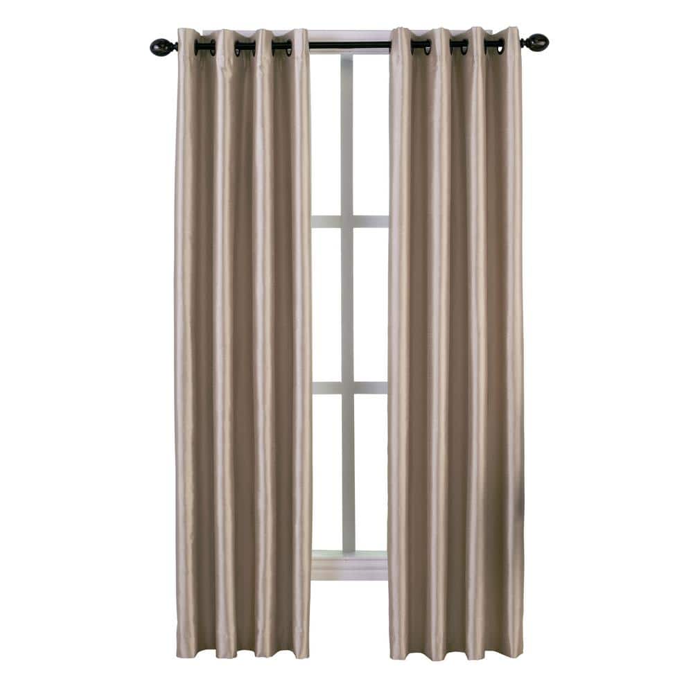 Sand Striped Blackout Curtain - 50 in. W x 120 in. L