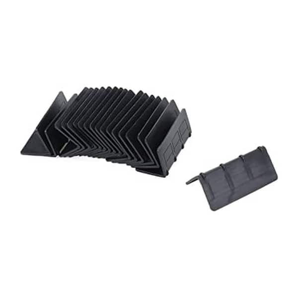 4x1.8 PE Plastic V Shaped Corner Edge Protectors for Cargo Load Tie-Down Strap Guard Bumper Cushion 20 Pack