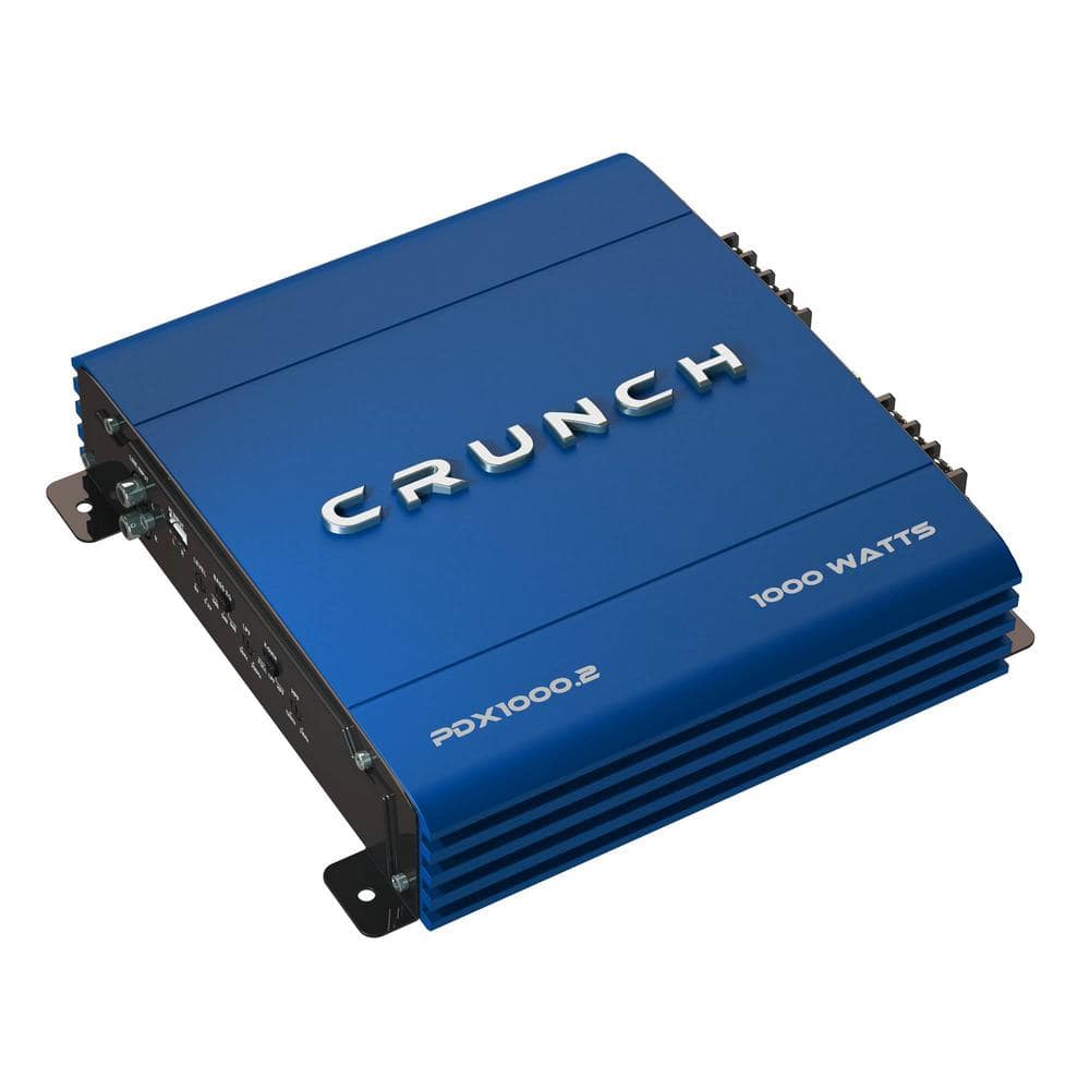 Crunch 2-Channel Car Stereo Amplifier with 300-Watt 6.5 iin. Speaker  PDX-1000.2 + CS-653 - The Home Depot