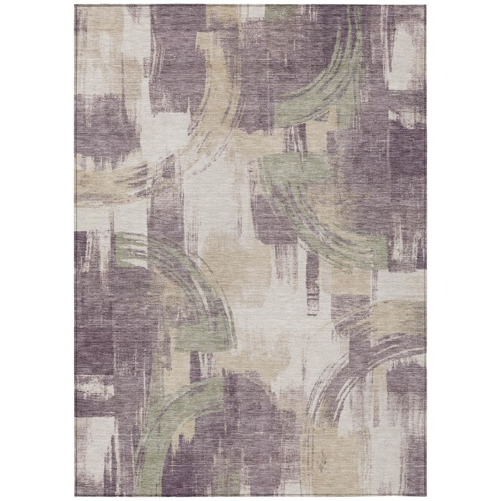 Chantille Machine Washable Indoor/Outdoor Abstract ACN2948 Plum 10 ft. x 14 ft. Area Rug price history on PriceWatchPro