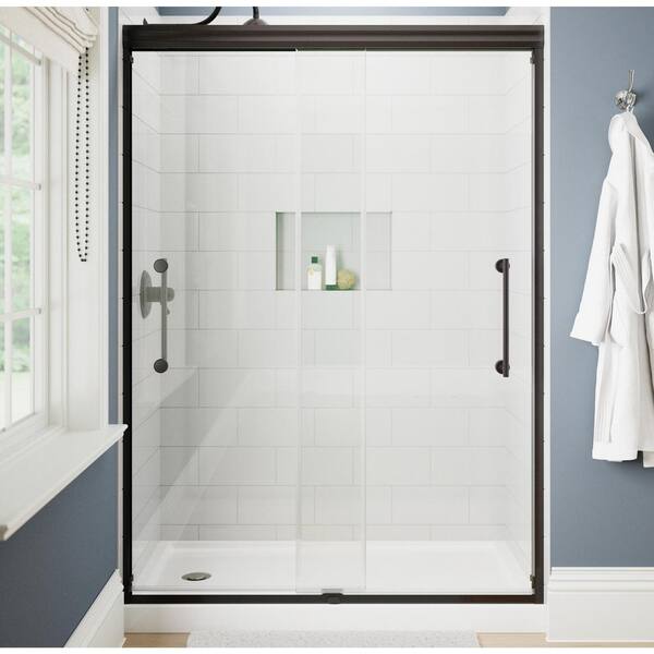 Shower Door Guide for Frameless Sliding Glass Shower Doors up to 5/16 Thick 