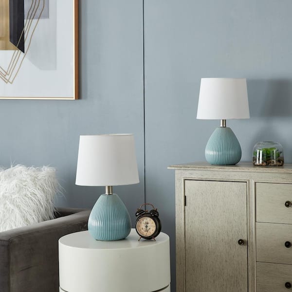 Pale blue 2024 table lamp