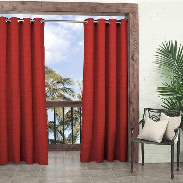 Parasol Chili Grommet Blackout Curtain - 52 in. W x 108 in. L