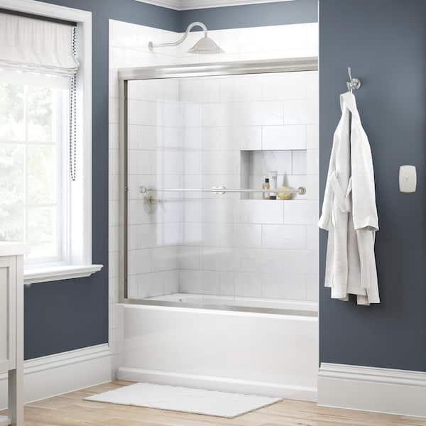 Delta Lyndall 60 In X 58 1 8 Semi, How To Get A New Bathtub Through The Door