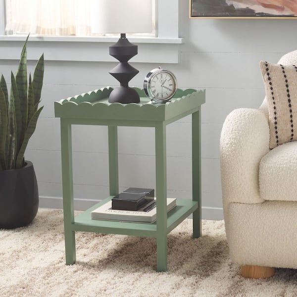 Starlyn 19.7 in. Sage Wood End Table
